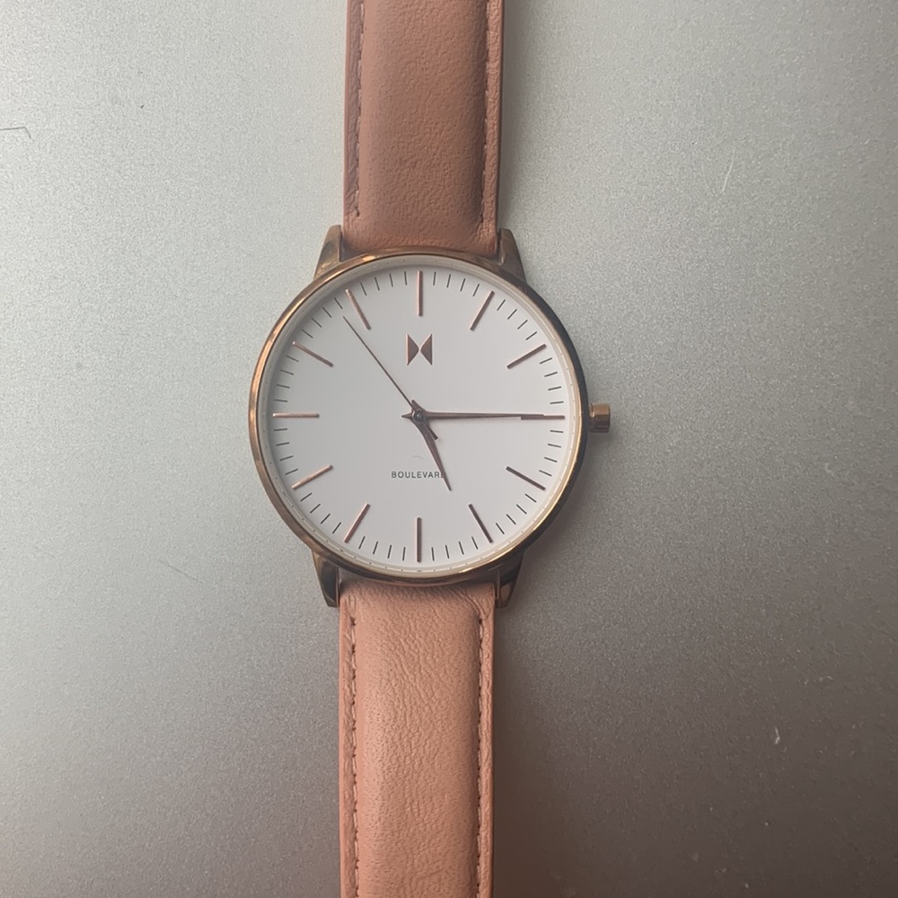 Women’s MVMT Boulevard Watch Rose Gold Band